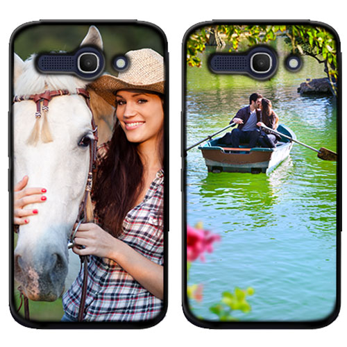 Alcatel C9 hoesje ontwerpen Alcatel C9 telefoonhoesje zwart