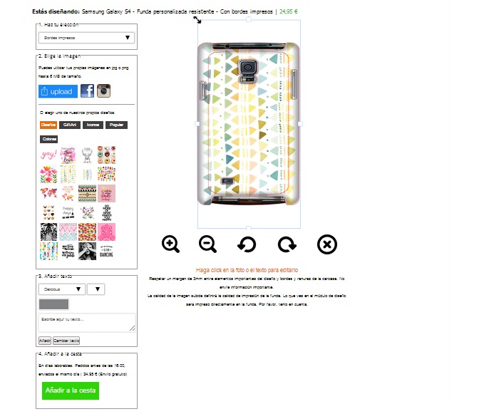 Samsung Galaxy S4 hardcase met foto