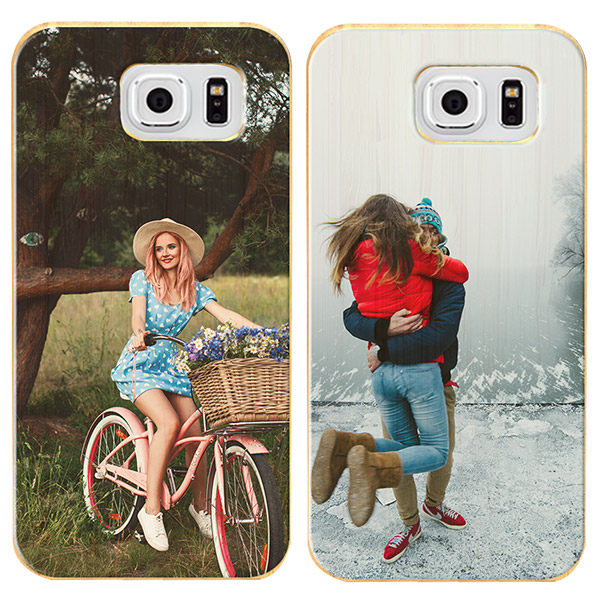 Galaxy S7 houten case ontwerpen Galaxy S7 houten hoesje ontwerpen