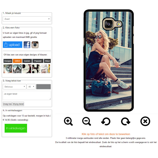 Galaxy A5 hoesje maken