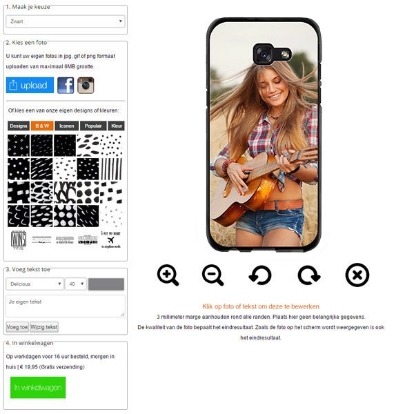 Galaxy A5 hoesje maken