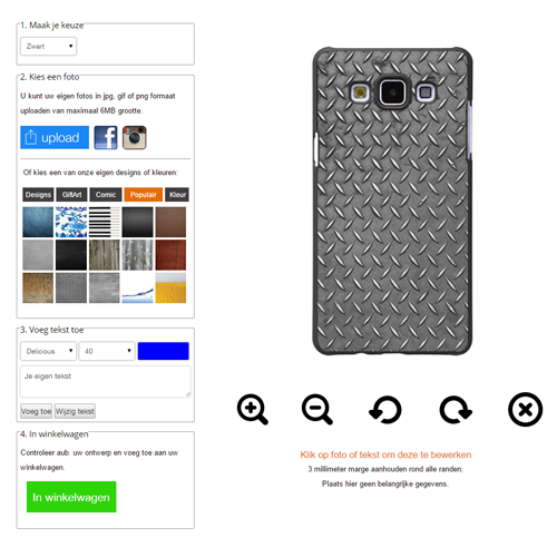 Galaxy A5 hoesje maken