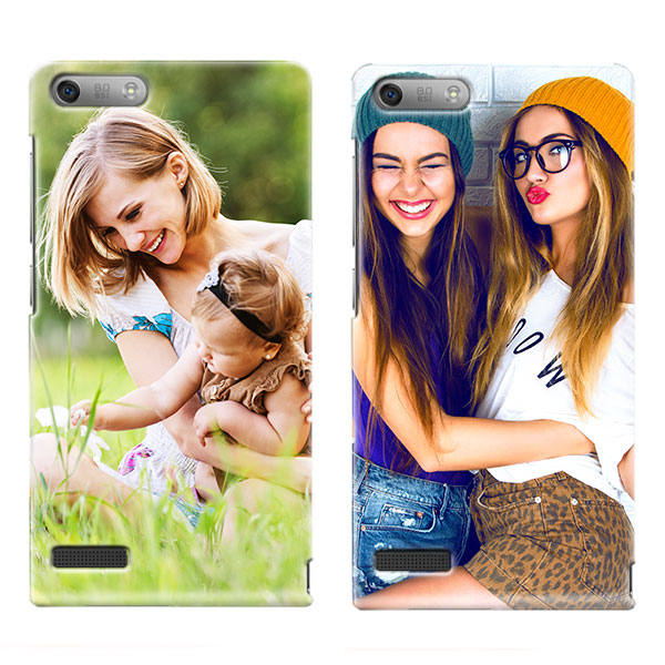 Huawei Ascend G6 hoesje met foto Huawei G6 hardcase hoesje maken zwart en wit