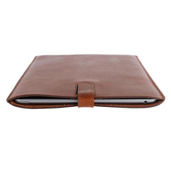 leren iPad Air hoesje ontwerpen Leren hoesje ontwerpen voor de iPad Air in het bruin of zwart