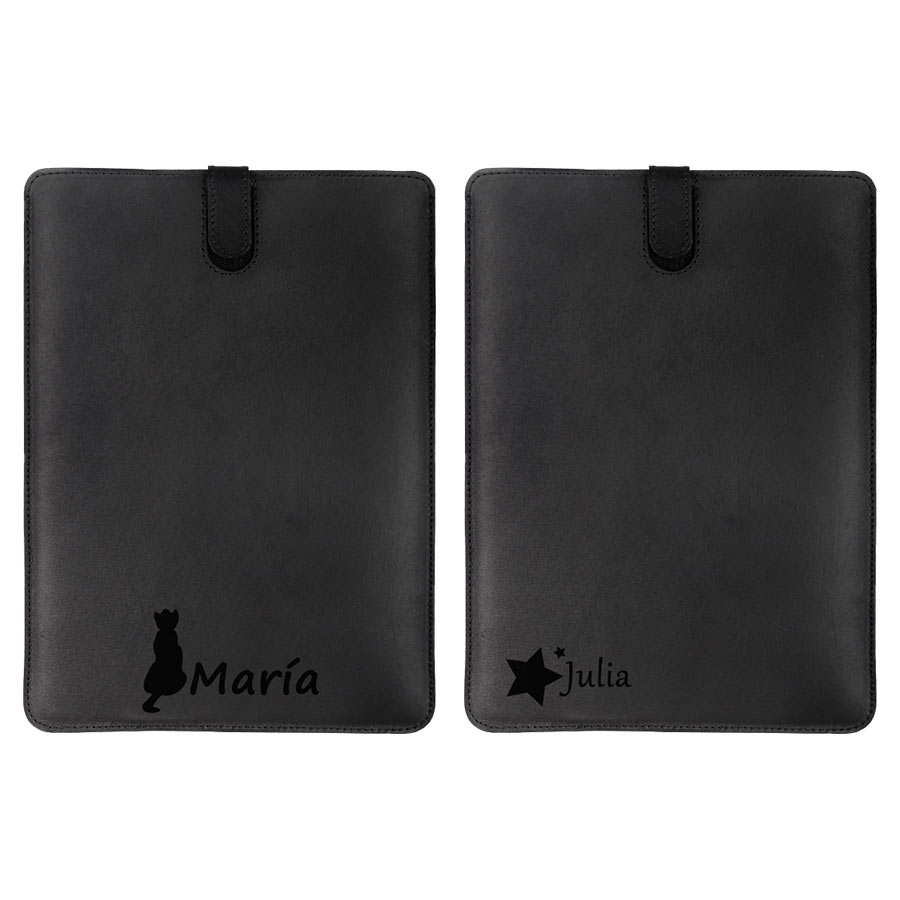 Leren hoesje ontwerpen voor de iPad Mini Leren hoesje ontwerpen voor de iPad Mini in het bruin of zwart