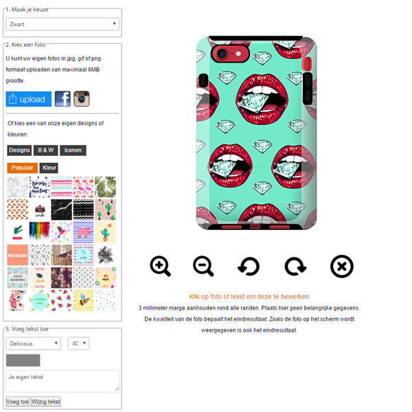 iPhone 7 tough case ontwerpen