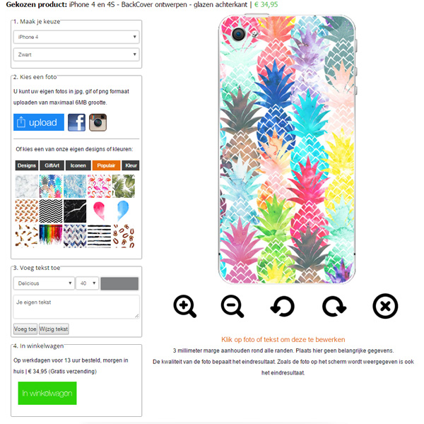 iphone achterkant ontwerpen iphone backcover ontwerpen