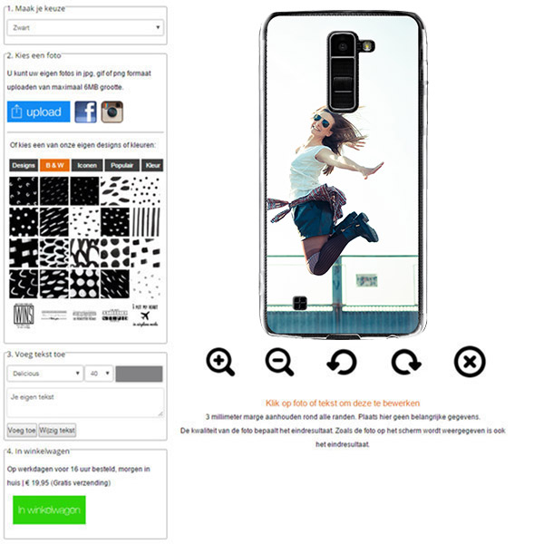 LG K10 hoesje met foto