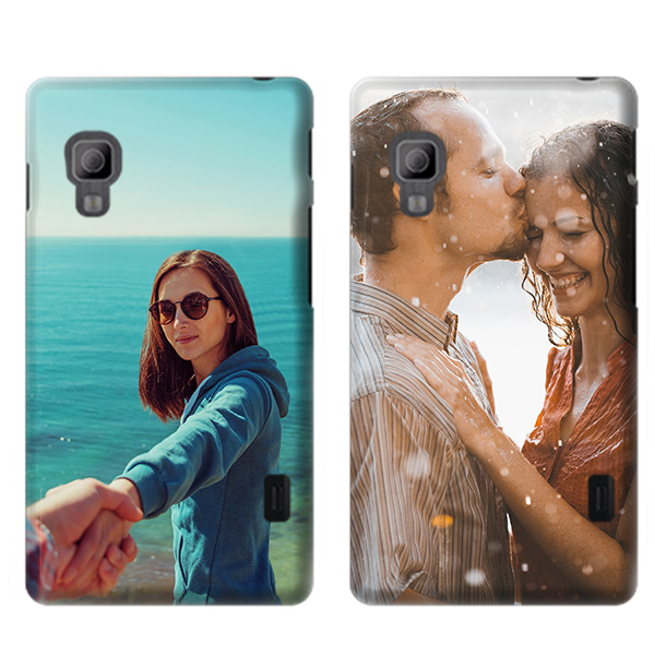 LG Optimus L5 gsm hoesje met foto LG Optimus L5-2 Hardcase hoesje maken wit