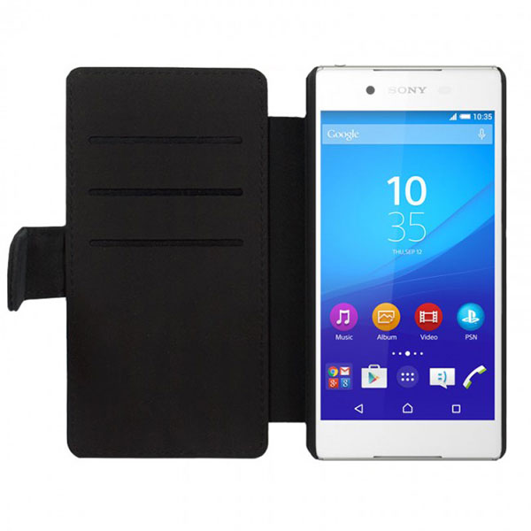 Sony Xperia Z3+ hoesje met foto Sony Xperia Z3+ telefoonhoesje maken zwart