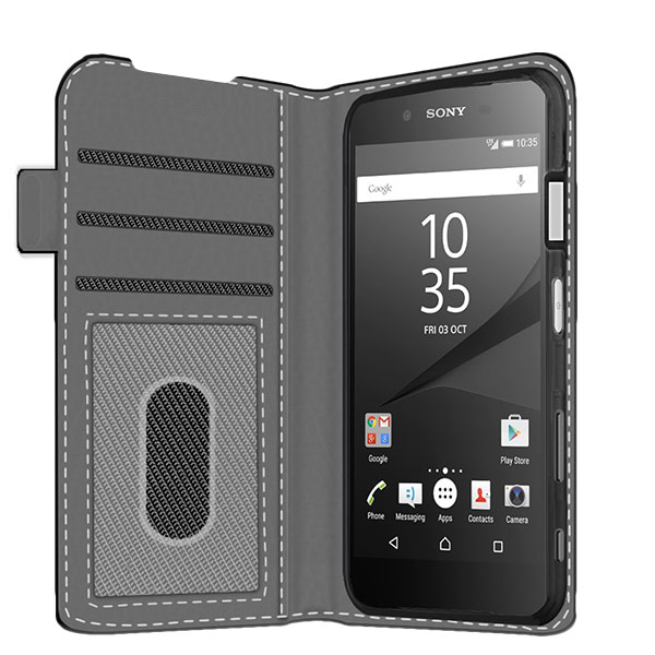 Sony Xperia Z5 Compact hoesje met foto Sony Xperia Z5 Compact telefoonhoesje maken zwart