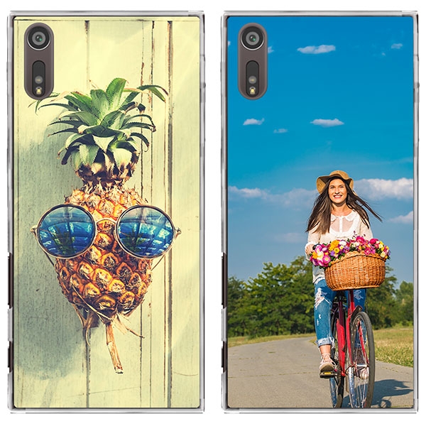 Sony Xperia XZ hoesje met foto Sony Xperia XZ telefoonhoesje maken zwart